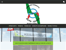 Tablet Screenshot of hiriburu-conduite.com